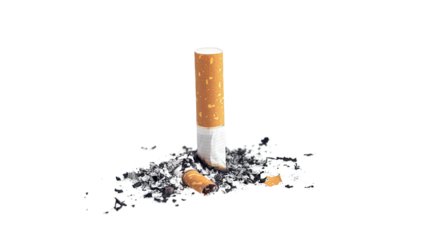 Cigarette on a transparent background