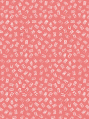 シンプル花札の壁紙用イラスト