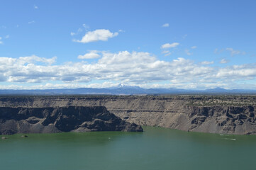 Scenic Vista of Lake Billy Chinook on a Beautiful Day