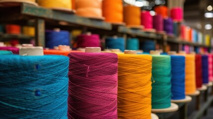 Textile Industry: Focuses on fabric and clothing production through spinning, weaving, and dyeing processes, driving innovation in fashion and textiles.
