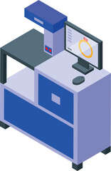 Jewelry 3d printing machine generating jewelry prototype using software on computer