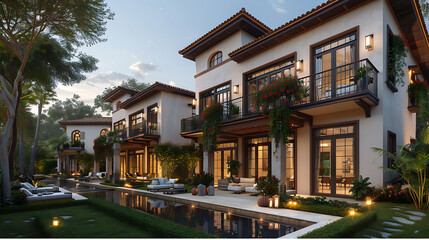 Obraz premium Elements of a successful Real Estate Brochure including highquality images detailed descriptions and pricing information