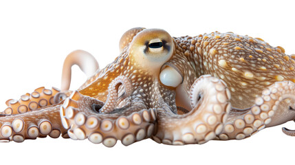Octopus on a transparent background