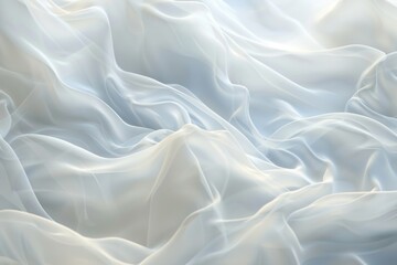 Fototapeta premium A detailed look at the texture and weave of a white fabric, suitable for use in editorial or commercial contexts