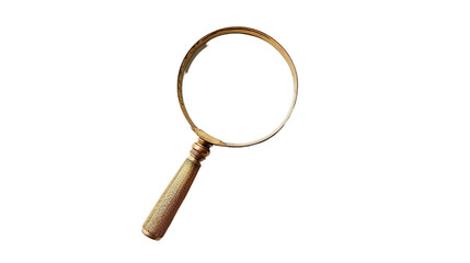 Magnifying glass on a transparent background