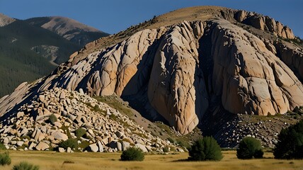 Discuss the types of rocks commonly found in dome mountains.
