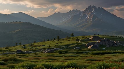 What are the unique ecological features of plateau mountains?
