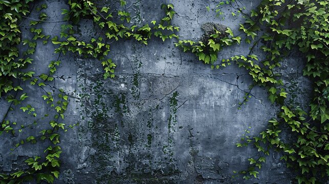 Bastille Prison walls with dramatic cracks and ivy vines