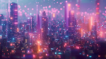 A smart city that uses 5G network slicing to create virtual networks for different service providers such as energy providers or waste management companies to monitor and manage their