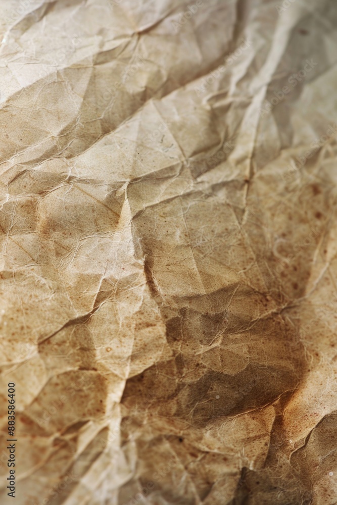 Poster A close-up shot of a piece of paper on a table, providing a detailed view of the texture and pattern