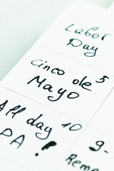 Cinco de Mayo card of mexican