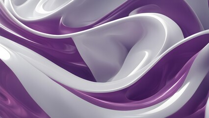 Obraz premium 3d silver colored abstract