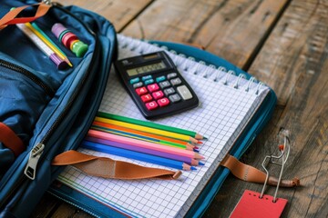 School Supplies Ready for Learning