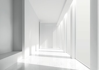 Obraz premium Modern black interior