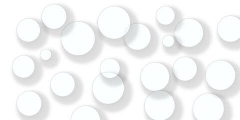 Modern abstract white background with transparent layers circle shape with shadow. Vector circles template vector design. white background texture, Xmas, backdrop, lights, wallpaper design.