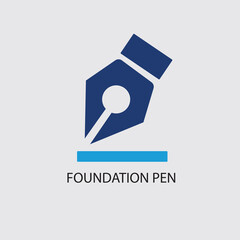 Art illustration icon logo charity and solidarity symbol and pen