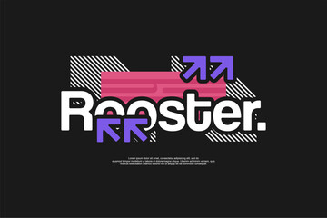 geometrical modern pattern tshirt design streetwear vector, ready for printing