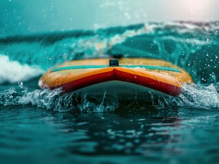 The Thrill of Riding the Waves A Paddleboarder's Paradise in the Ocean's Embrace, Find Your Inner Peace and Adventure on the Water