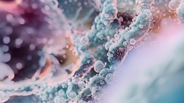 A of podocytes lining the glomerular bat membrane filtering in the initial stage of kidney nephron function.