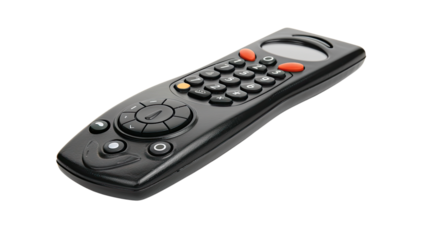 Remote control on a transparent background