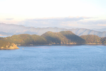 Fototapeta premium 夜明けの海辺