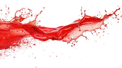 Flying sand on a transparent background