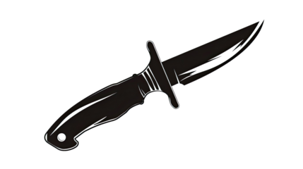 Knife illustration on a transparent background