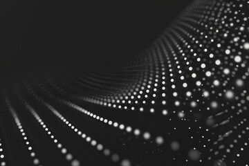 Obraz premium Abstract grunge grid polka dot halftone background pattern. Spotted black and white line. Textures..