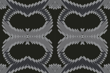 Ikat ethnic Indian seamless pattern. Design for background, wallpaper, vector illustration, fabric. Ikat ethnic seamless pattern design. Aztec fabric carpet.