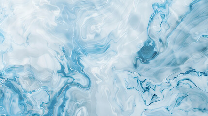 Obraz premium Abstract Blue Marble Texture Fluid Art Background