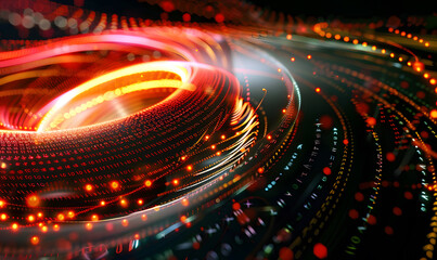 Obraz premium graphic backgrounds related to technology, communication, and the internet
