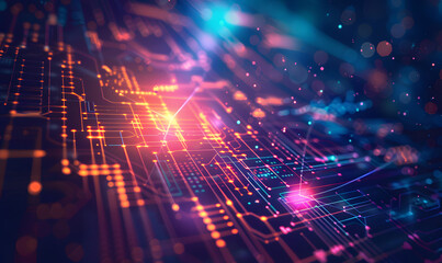 Fototapeta premium graphic backgrounds related to technology, communication, and the internet