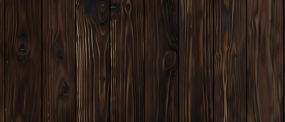 Obraz premium Dark wooden planks with rich grain texture background