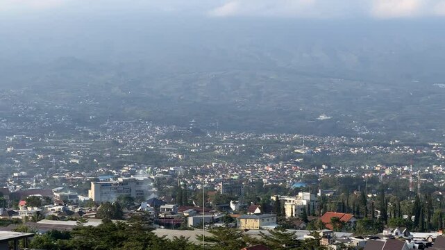 Urban Settlements in Mountainous Terrain in East Java, Indonesia