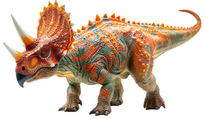Fototapeta premium Triceratops isolated on a transparent background for web, banner, wallpaper