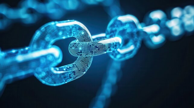 Business adopting blockchain for secure transactions, ensuring transparency