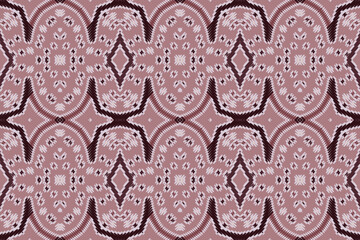 Ikat ethnic Indian seamless pattern. Design for background, wallpaper, vector illustration, fabric. Ikat ethnic seamless pattern design. Aztec fabric carpet.