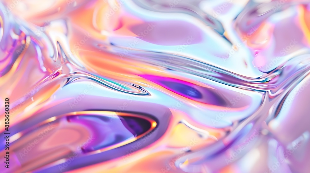 Poster grainy iridescent holographic gradient background psychedelic colourful pattern for your business an