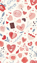 Valentine's Day cartoon cards