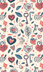 Valentine's Day cartoon cards