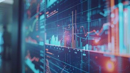 Fototapeta premium Financial Data Visualization