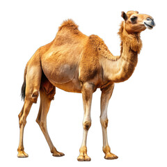 Camel, isolated on transparent background