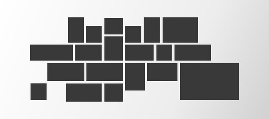 black and white squares