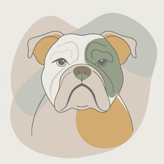 Art & Illustration bulldog silhouette