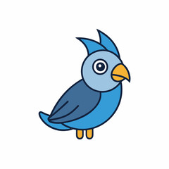  Cuckoo icon Vector Illustration on white background