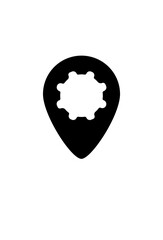 repair location symbol for automotive