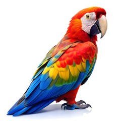 Fototapeta premium parrot isolated image white background