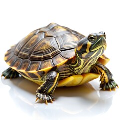 Obraz premium turtle isolated image white background