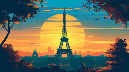 Eiffel Tower vector file