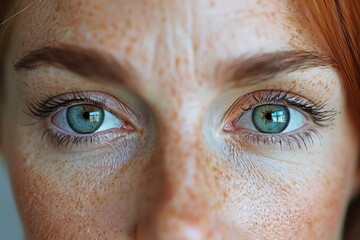 Fototapeta premium Before-and-after comparison of a person's face after Botox treatment.